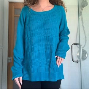 Blue Knitted Sweater